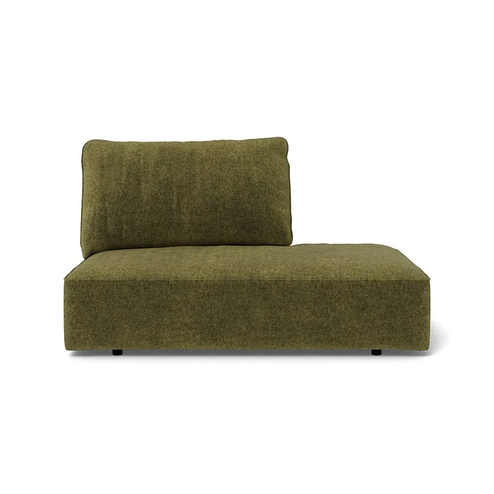 LHF Open End Unit - Green, Boucle Velvet