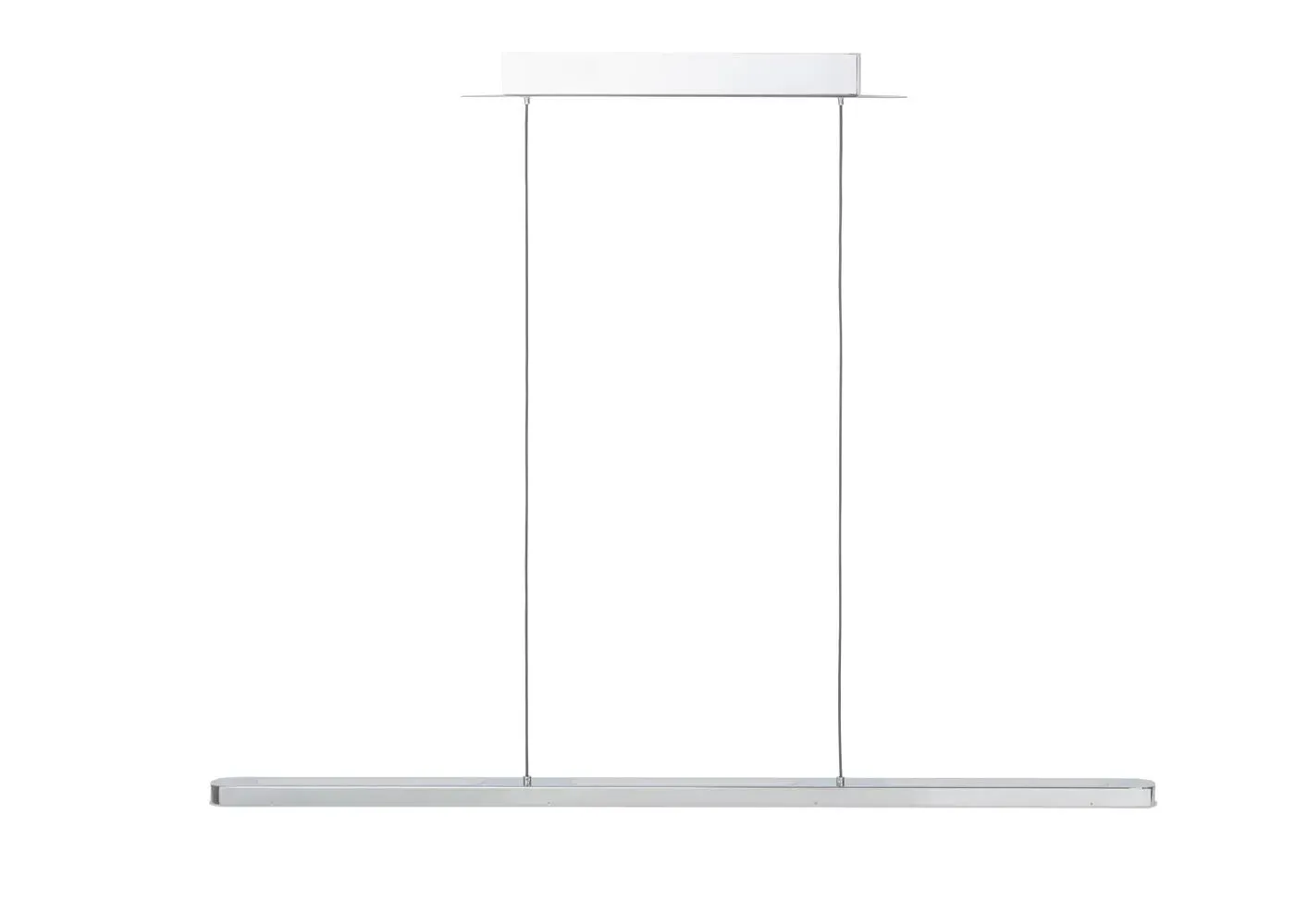 Linear LED Pendant Light - Silver, Chrome