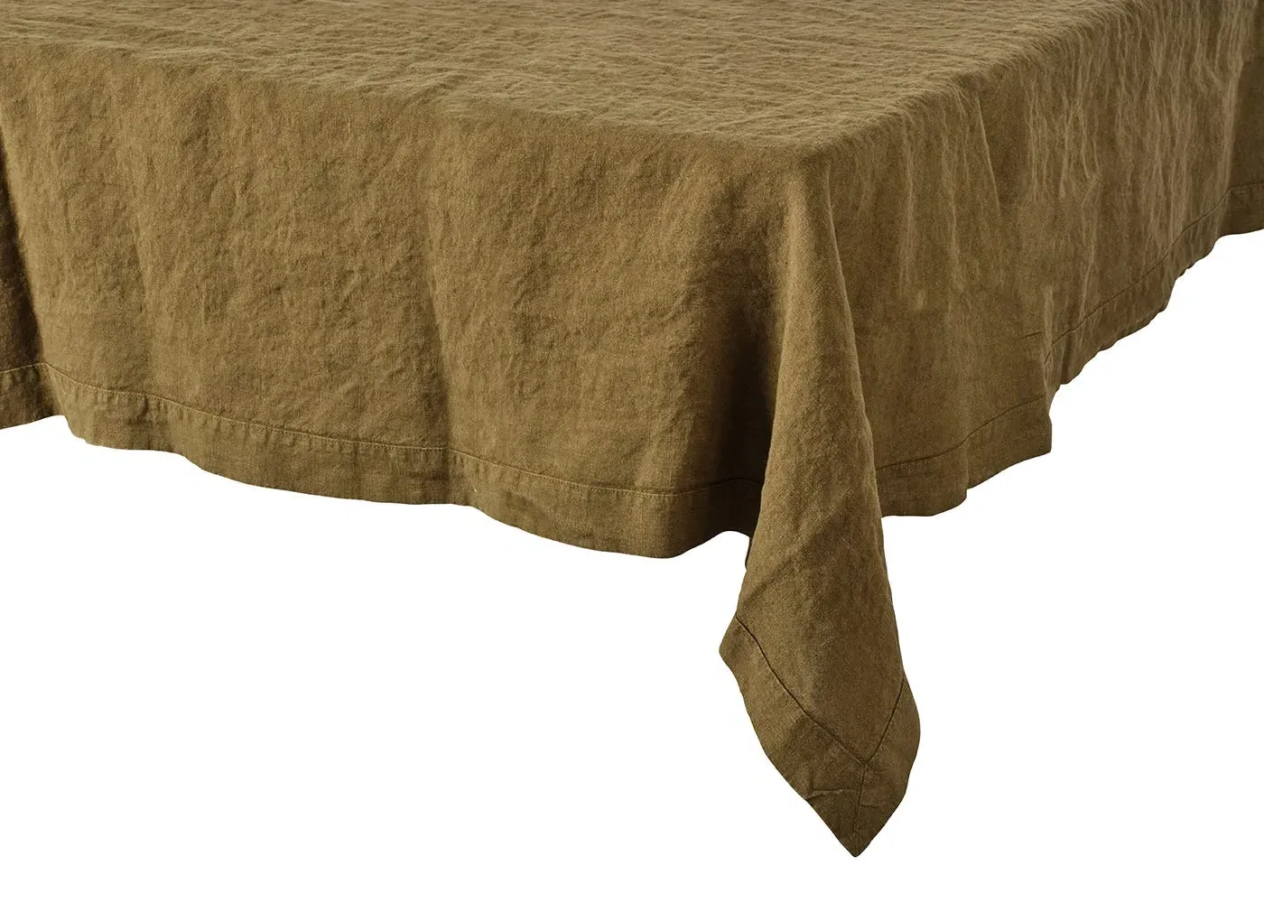 Linen Tablecloth - Green, Linen