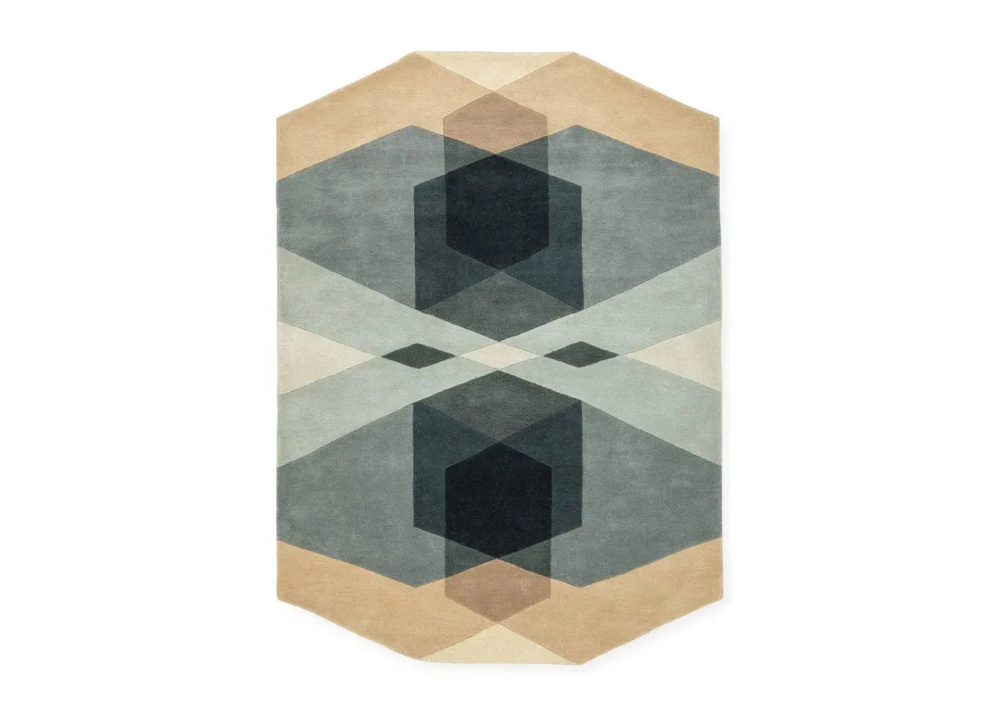 Small Reflect Rug - Dark Blue image