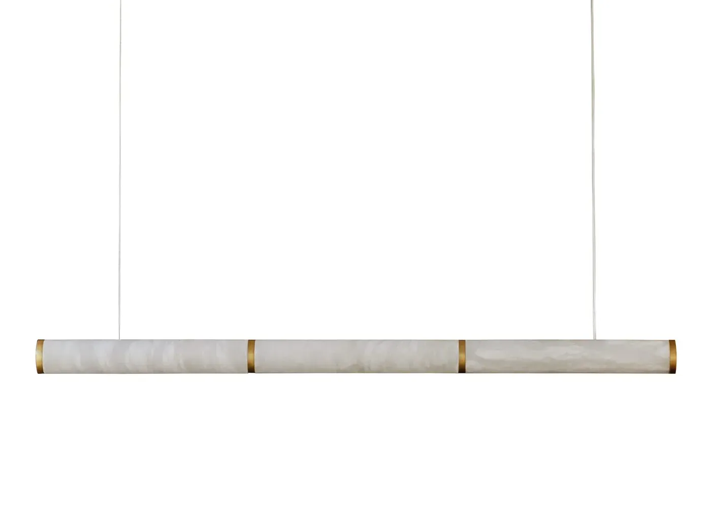 Long LED Pendant Light - Alabaster image