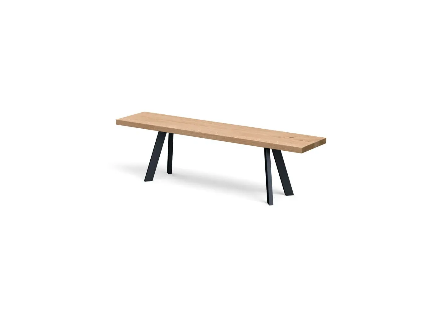 Madrid Bench Straight Edge - Blonde Oak image