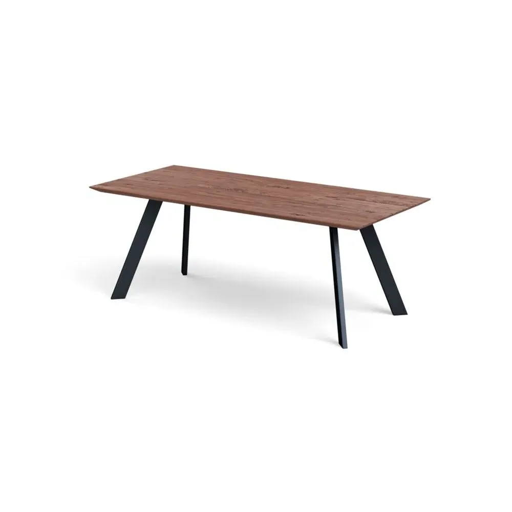 Madrid Dining Table Chamfered Edge - Walnut image