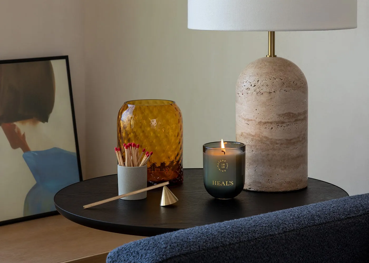 Manhattan Table Lamp - Cream