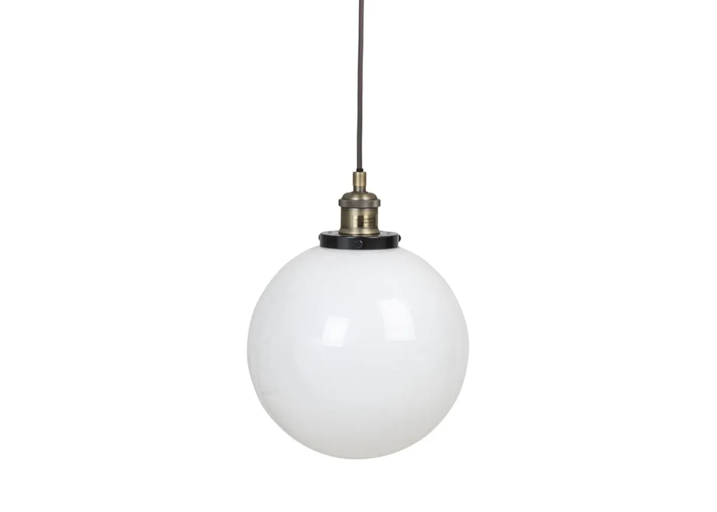 Medium Globe Pendant Light - White image