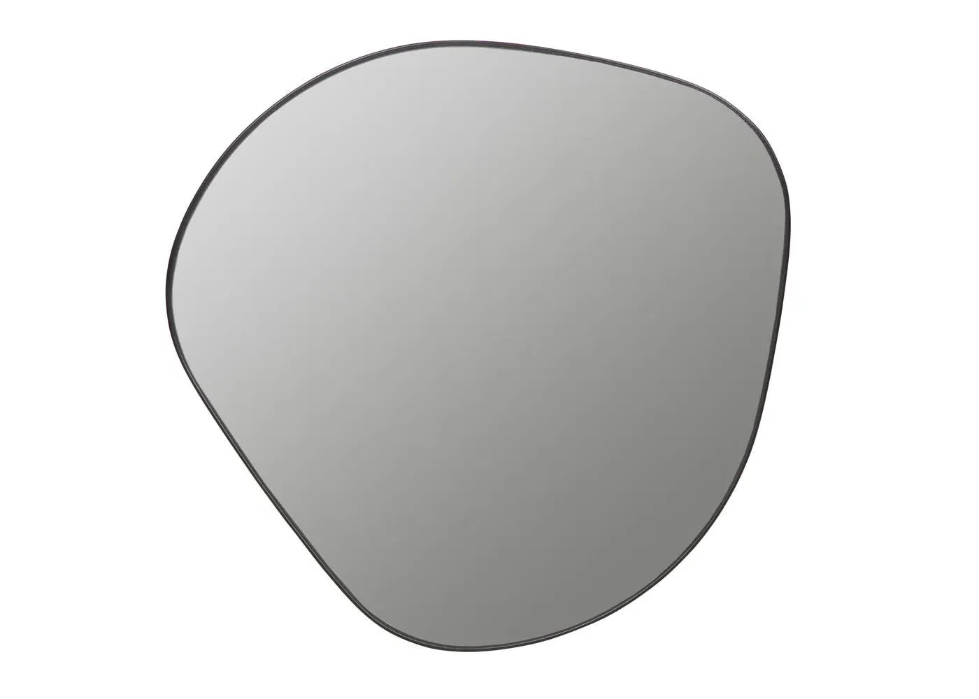 Medium Organic Mirror with Fine Edge - Smoke