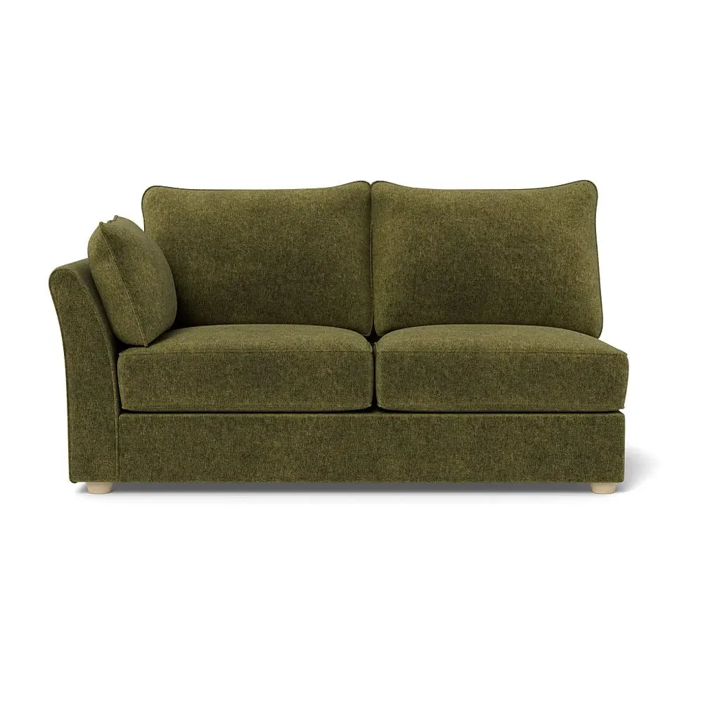 Medium RHF Sofa Unit - Wilder, Boucle Velvet
