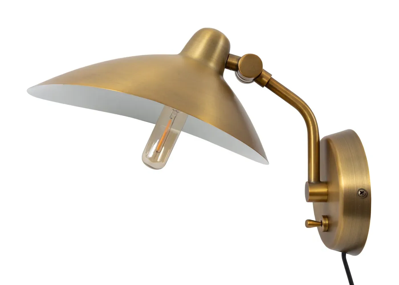 Milton Wall Light - Brass image