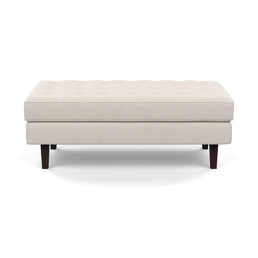 Ottoman with Storage - Black, Cotton image