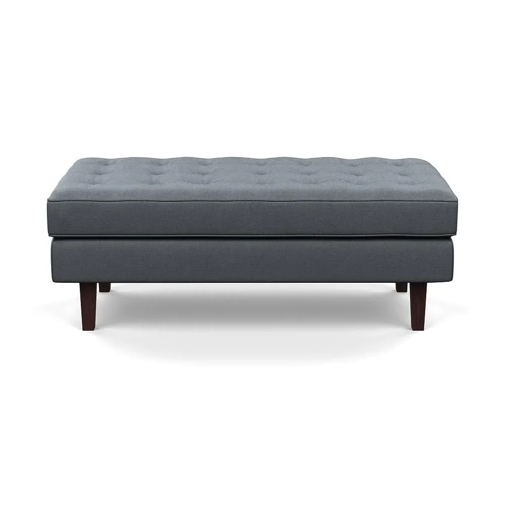 Ottoman with Storage - Grey, Cotton image