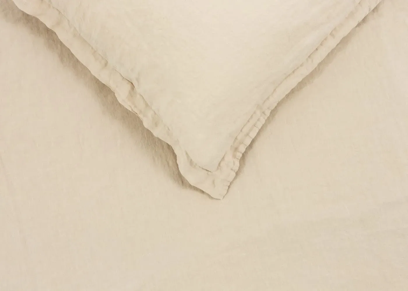 Oxford Pillowcase - Natural, Washed Linen image