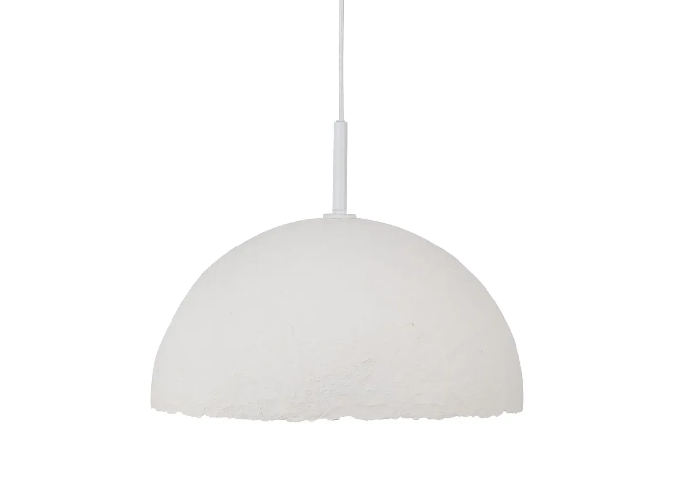 Pendant Light - White, Papier Mache image