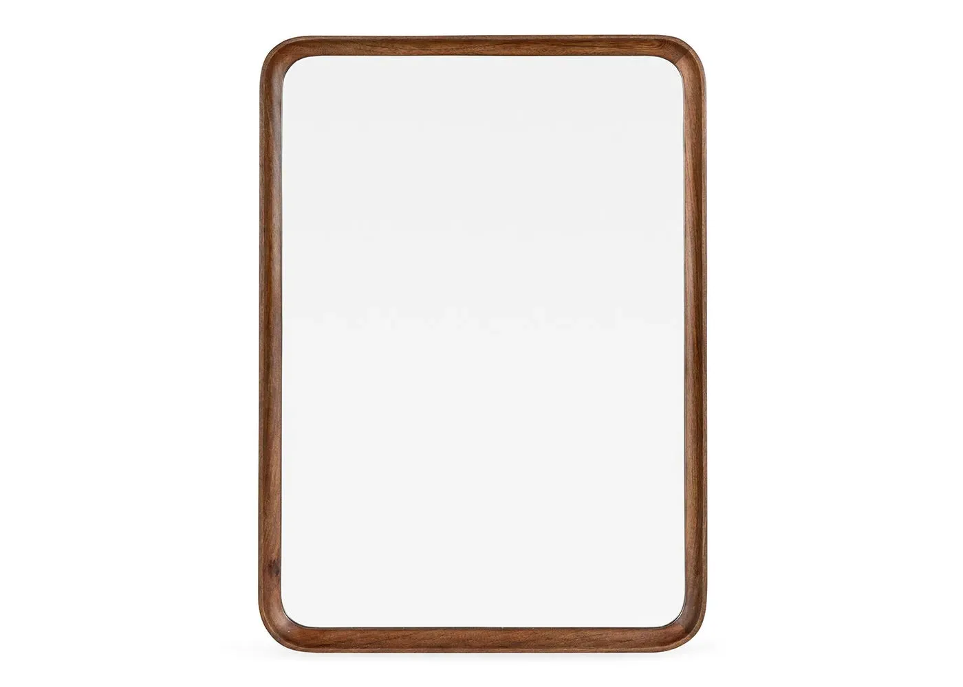 Rectangle Mirror with Wooden Frame - Walnut image