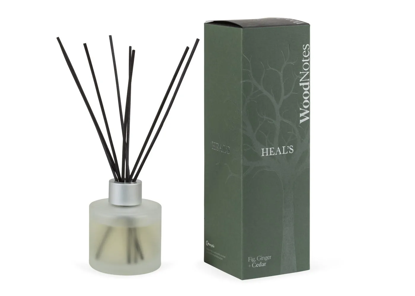 Reed Diffuser Fig Ginger Cedar - White, Natural image