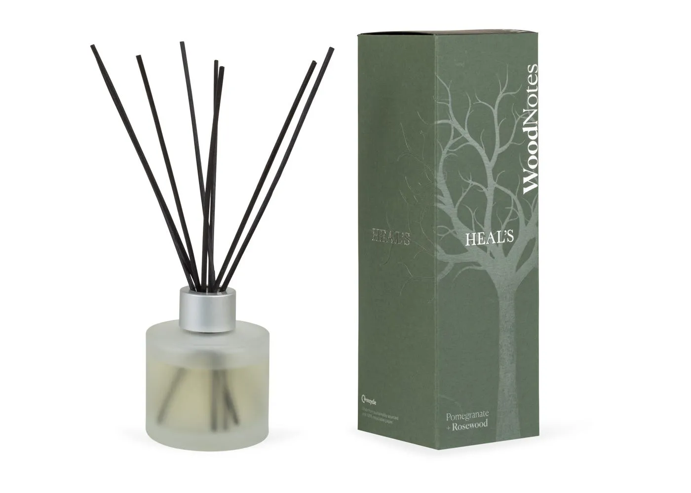 Reed Diffuser Pomegranate & Rosewood - Red image