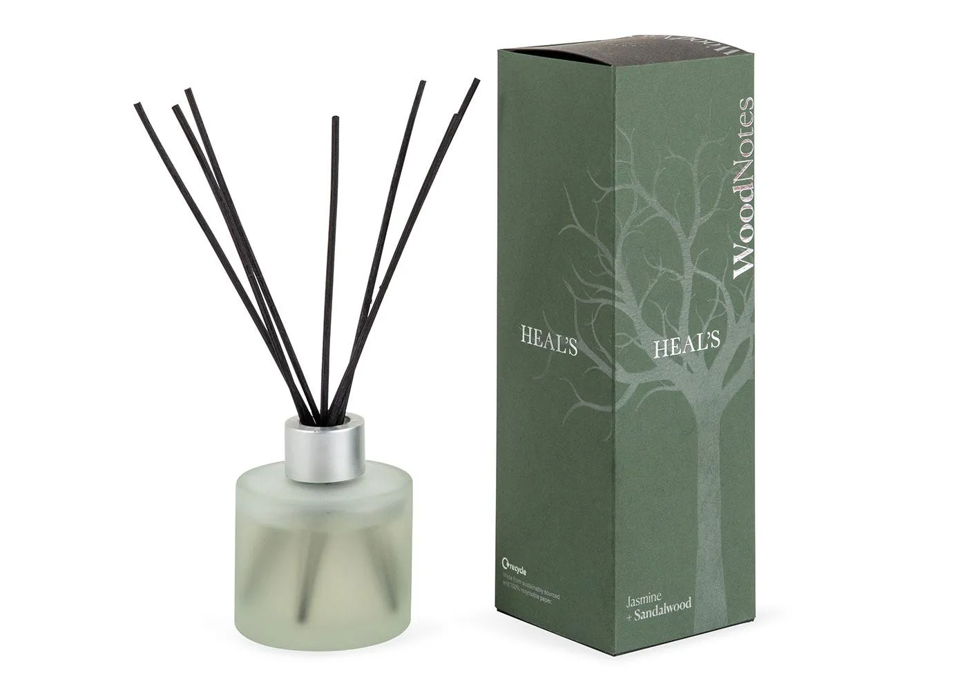 Reed Diffuser Set - White, Natural Reeds image