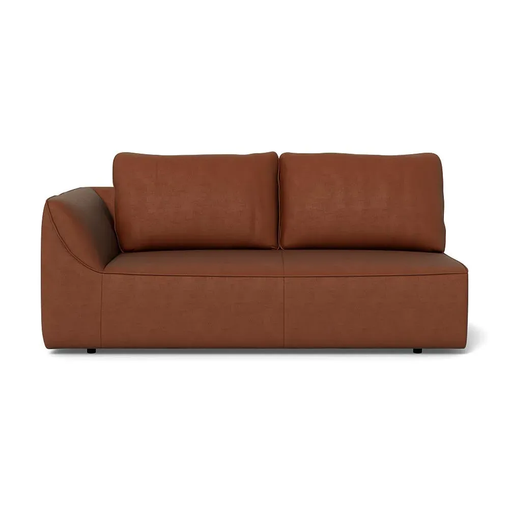 RHF 3-Seater Sofa Unit - Brown, Smart Luxe Velvet