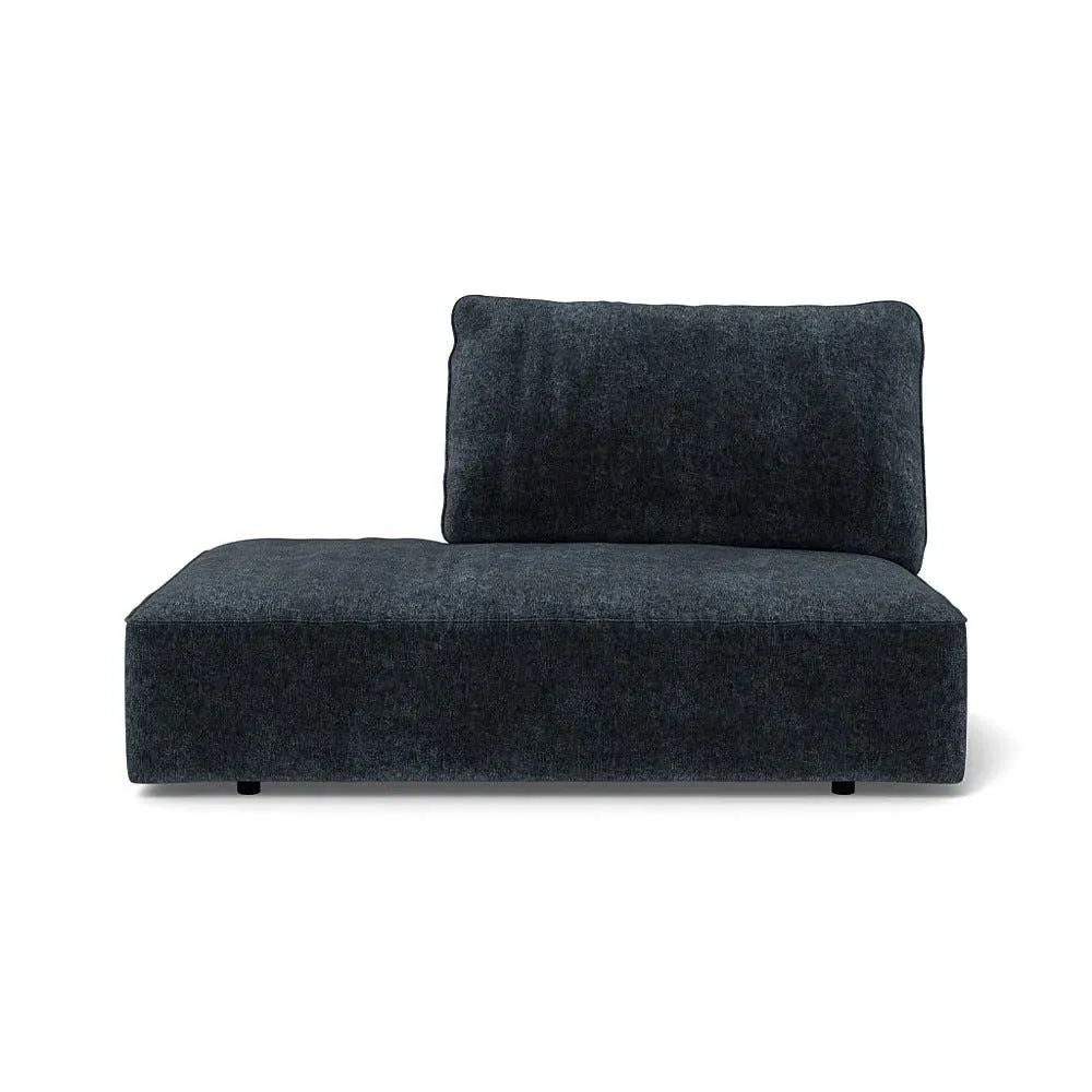 RHF Open End Unit - Blue, Boucle Velvet