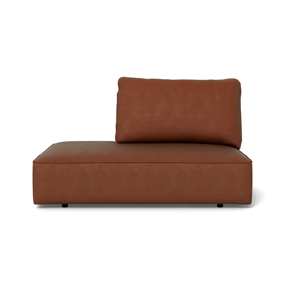 RHF Open End Unit - Brown, Smart Luxe Velvet