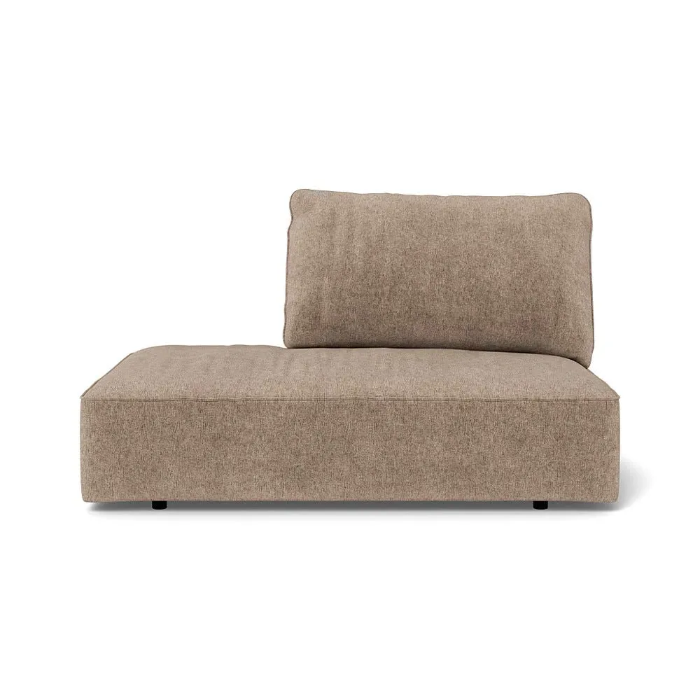 RHF Open End Unit - Natural, Boucle Velvet
