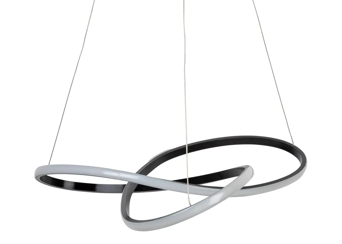 Ribbon LED Ceiling Light - Black, Metal image