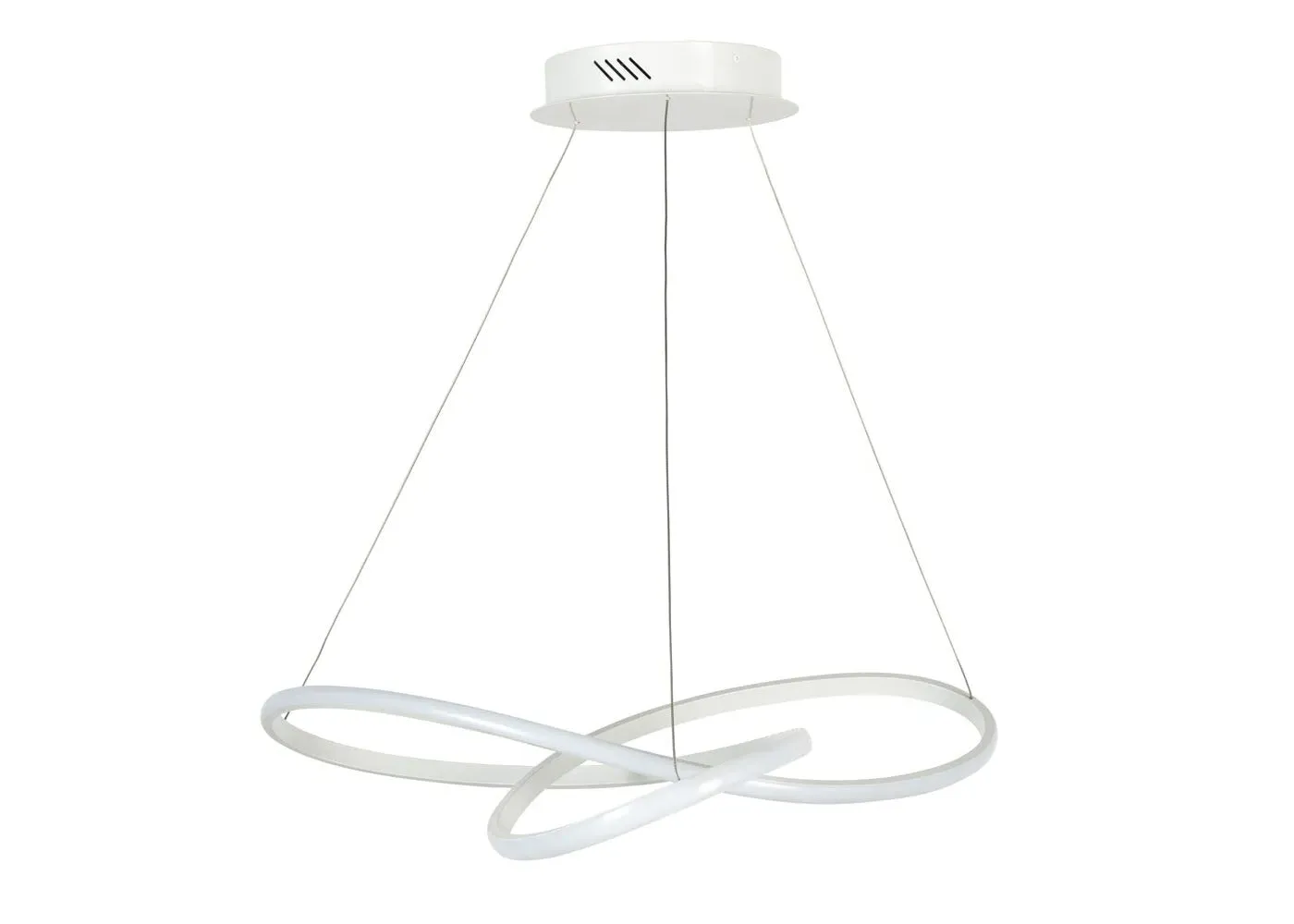 Ribbon LED Pendant Light - Glossy White image