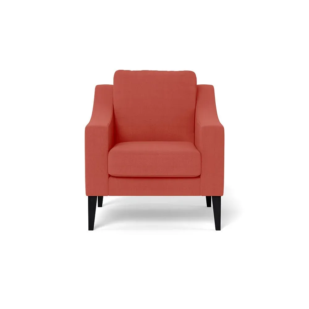 Richmond Armchair - Red, Linen