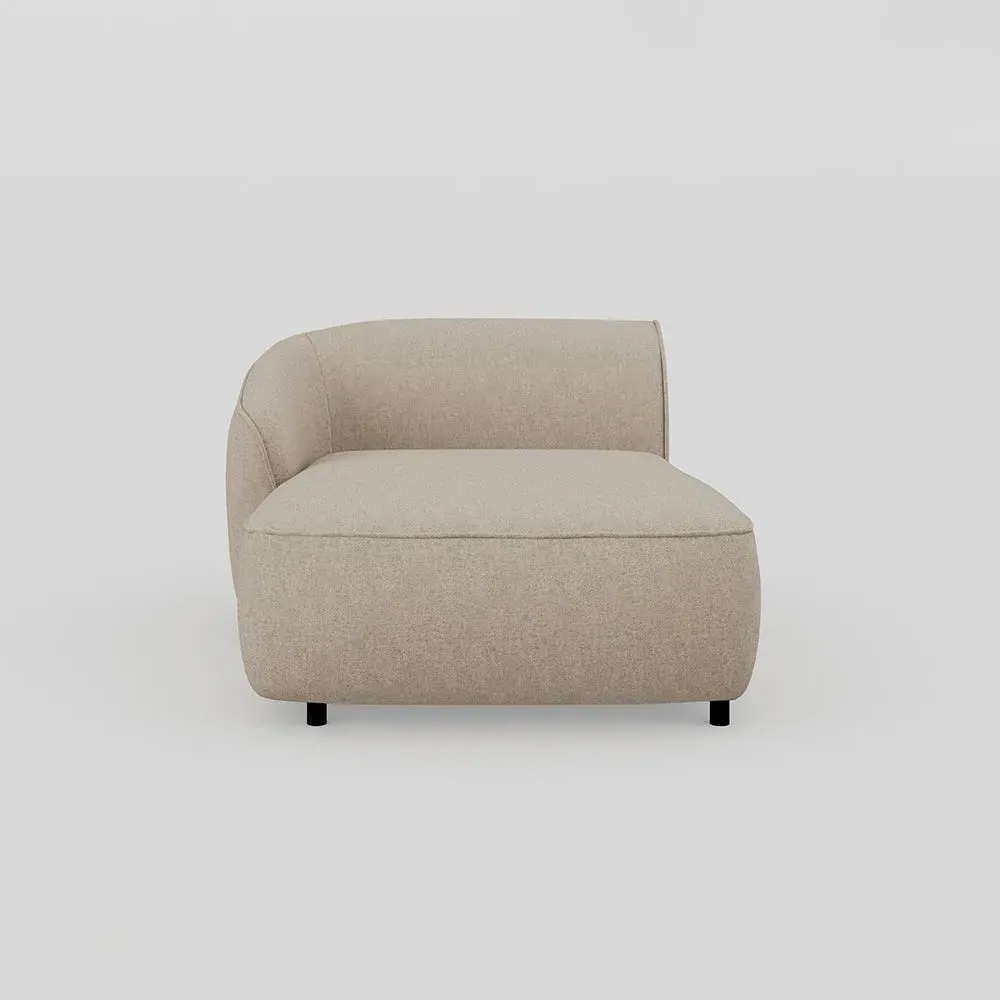 Right Hand Chaise Module - Natural, Broadweave