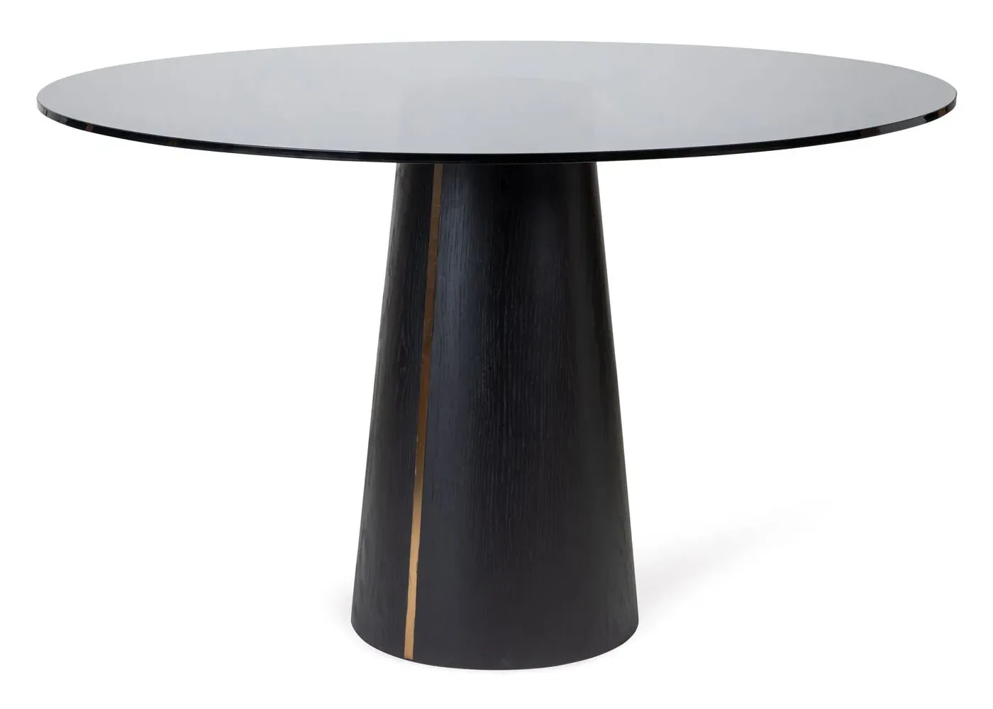 Round Dining Table - Black, Glass image