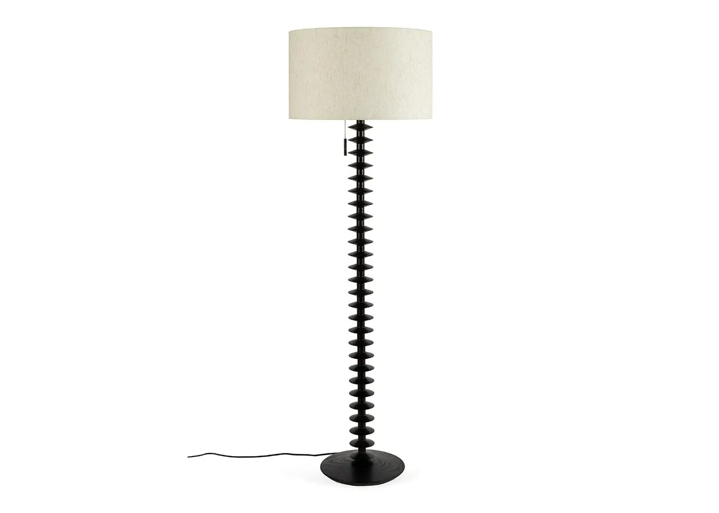 Rygrad Floor Lamp - Black, Ash image
