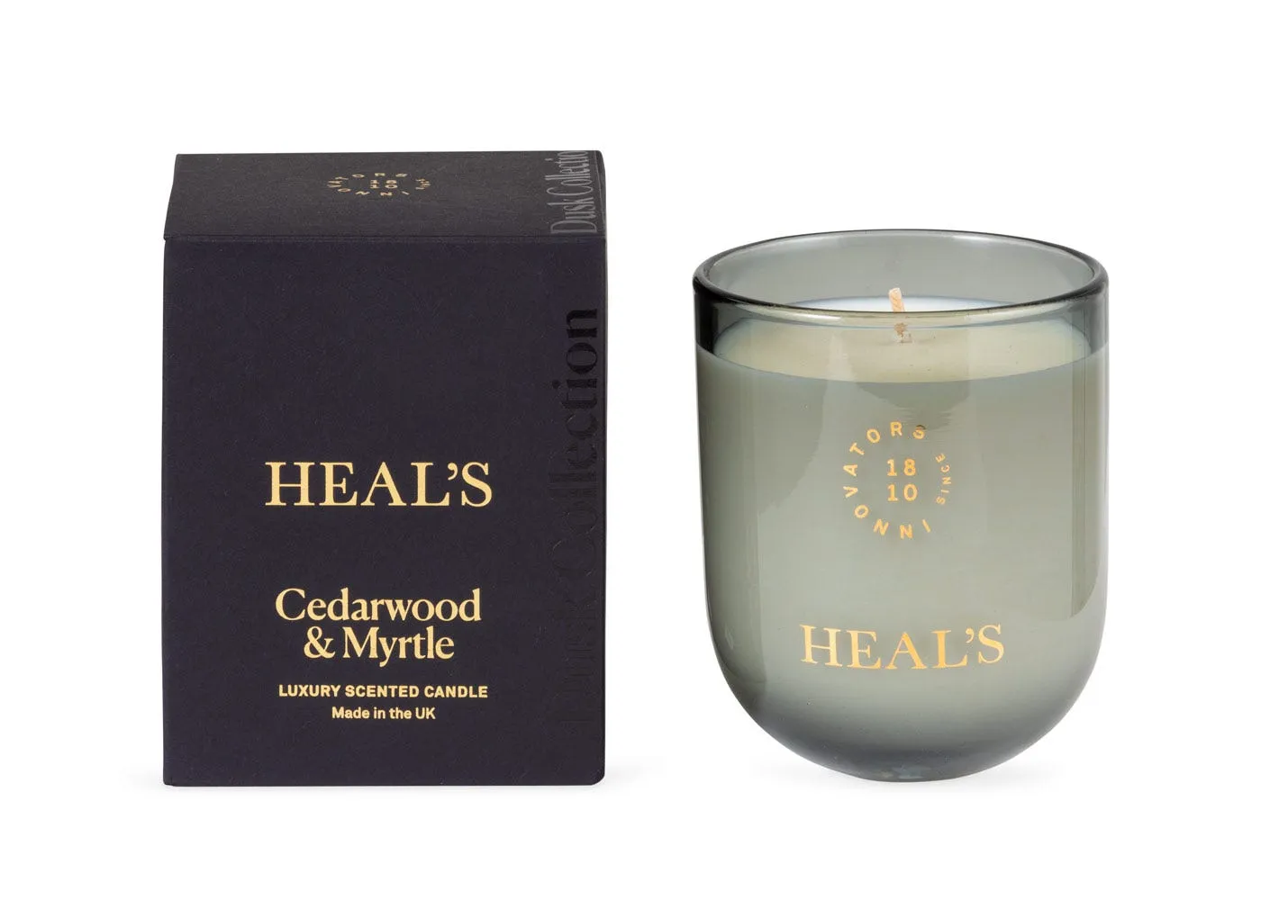 Scented Glass Candle - Grey, Cedarwood & Myrtle image