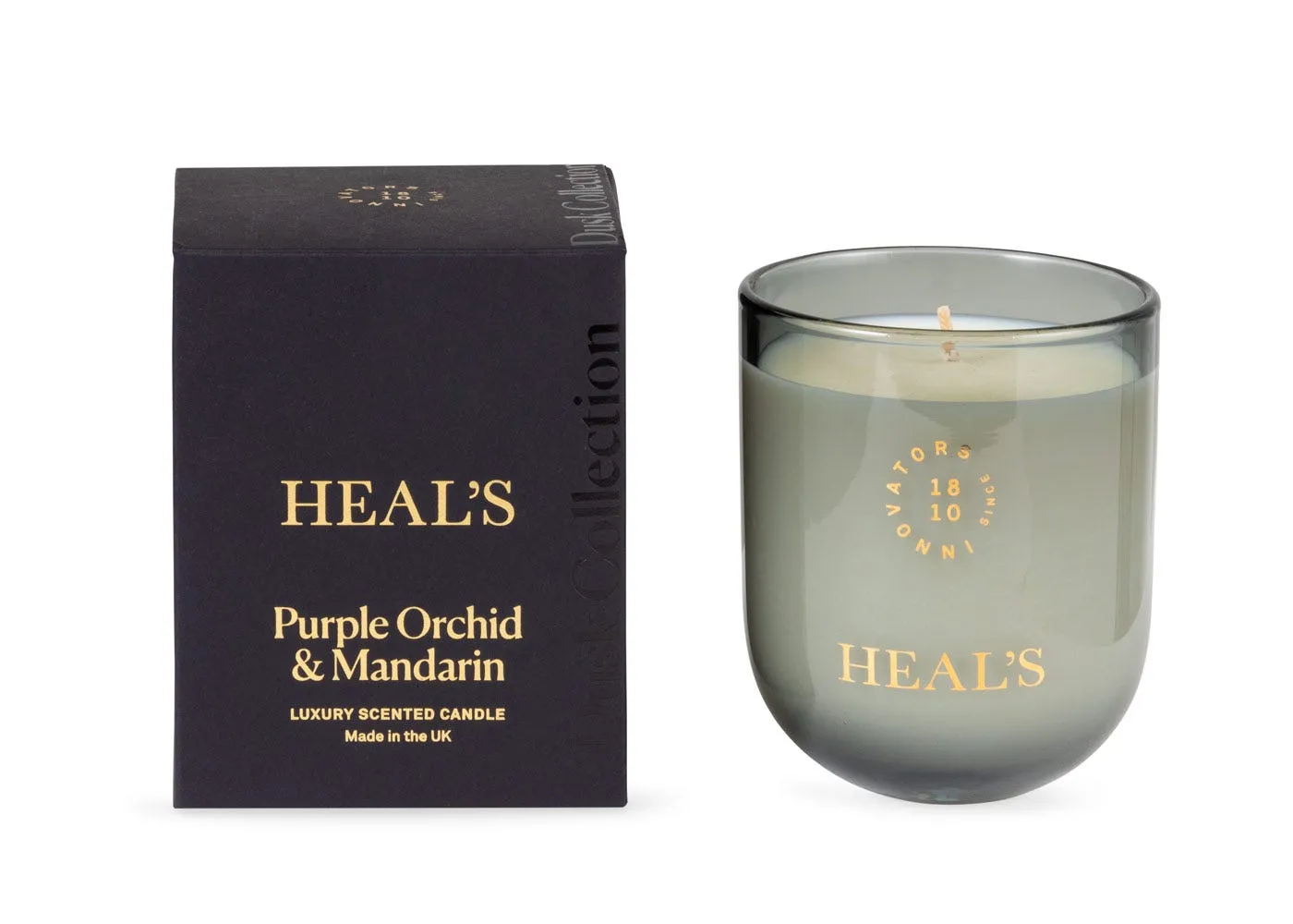Scented Glass Candle - Grey image