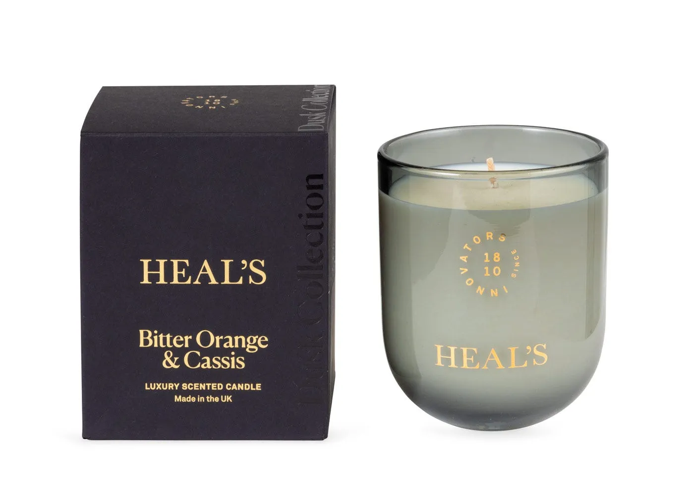 Scented Glass Candle - Grey image