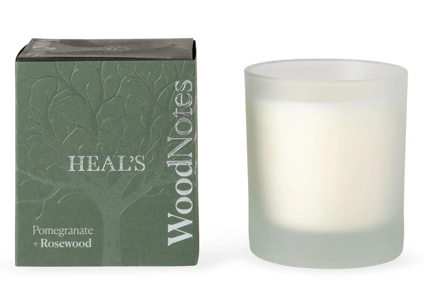 Scented Glass Candle - Red, Glass image
