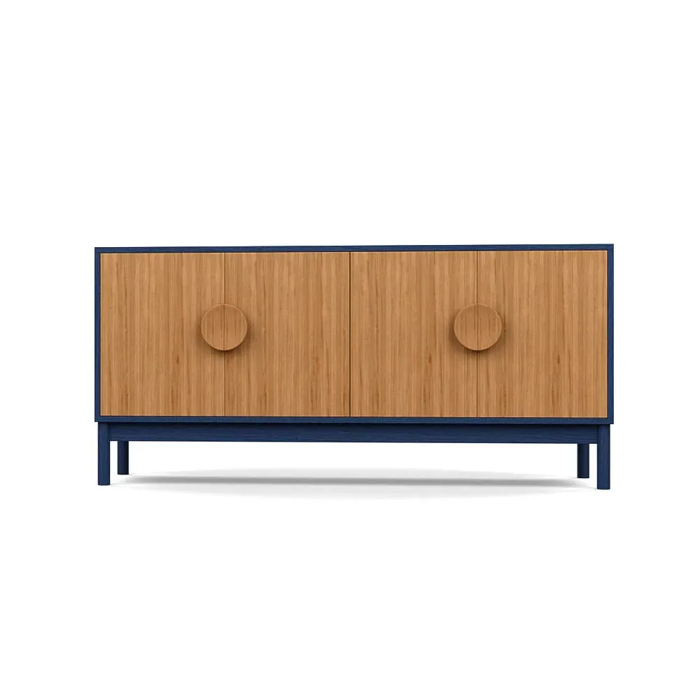 Sideboard with Natural Doors - Multi, Oak