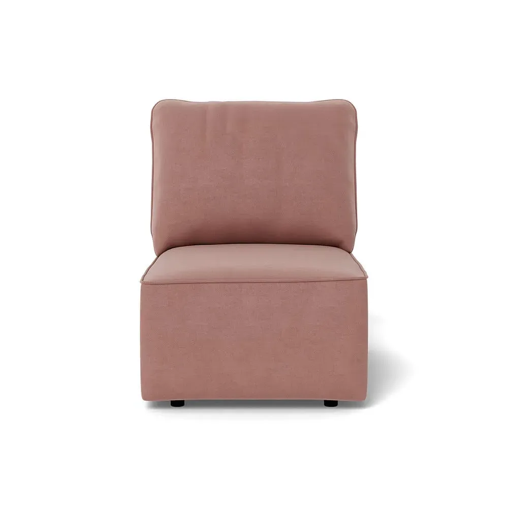 Single Armchair Unit - Natural, Linen-Cotton