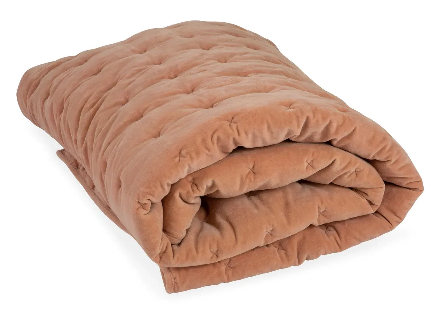 Single Velvet Quilt - Pink image