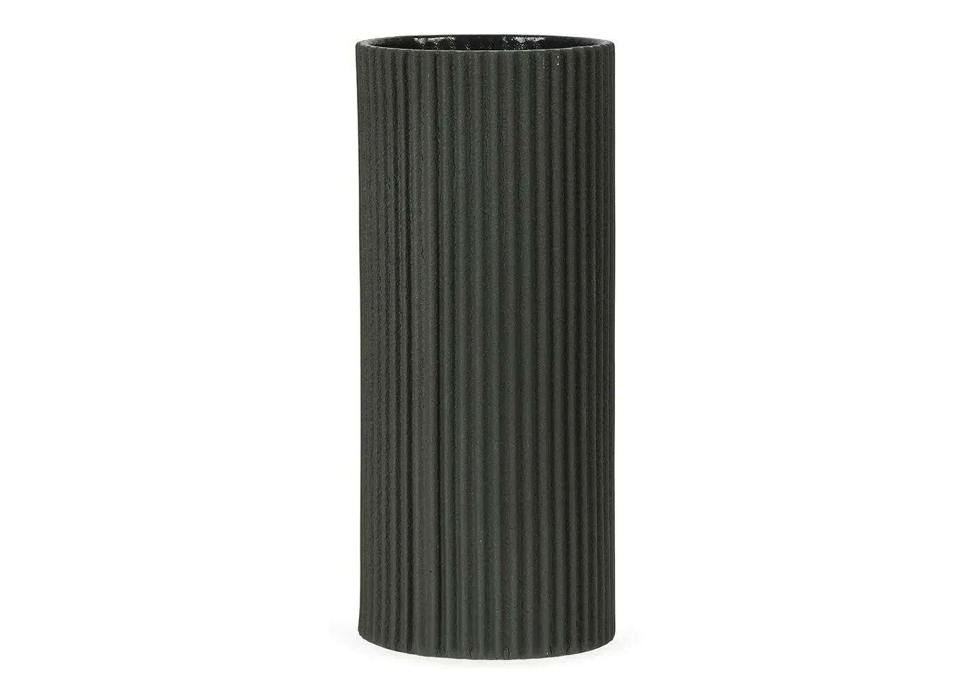 Small Corrugated Vase - Charcoal image