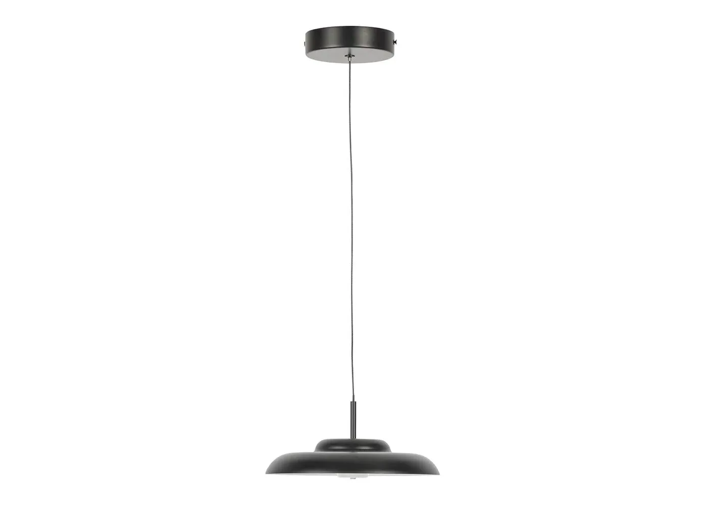 Small LED Pendant Light - Black, Metal image