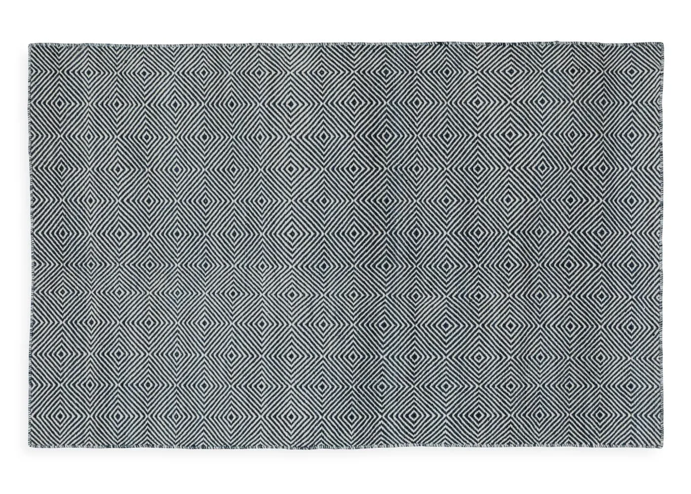 Small Recycled Rug - Navy, Recycled Material image