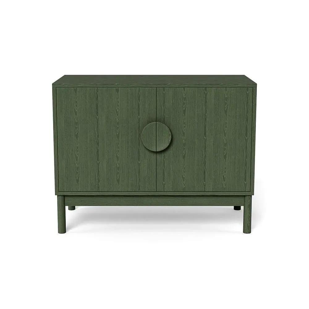 Small Sideboard with Green Doors - Green