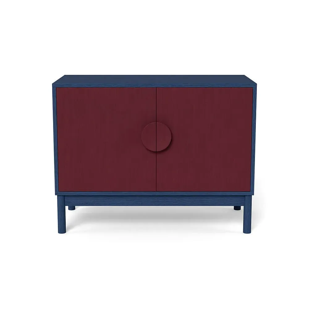Small Sideboard with Red Doors - Blue