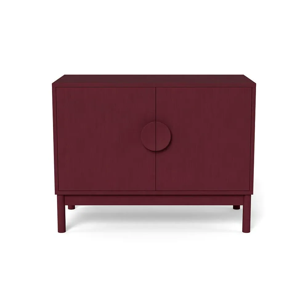 Small Sideboard with Red Doors - Red Stain