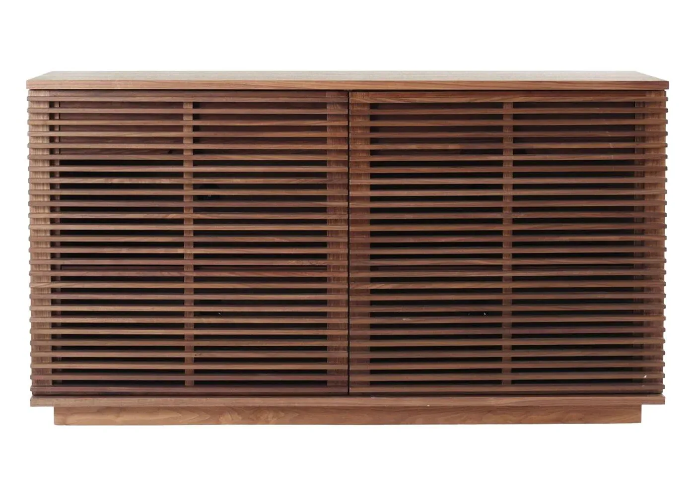 Small Sideboard with Slatted Front - Walnut image