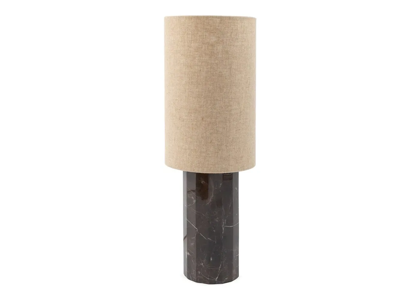 Small Table Lamp - Cocoa, Marble