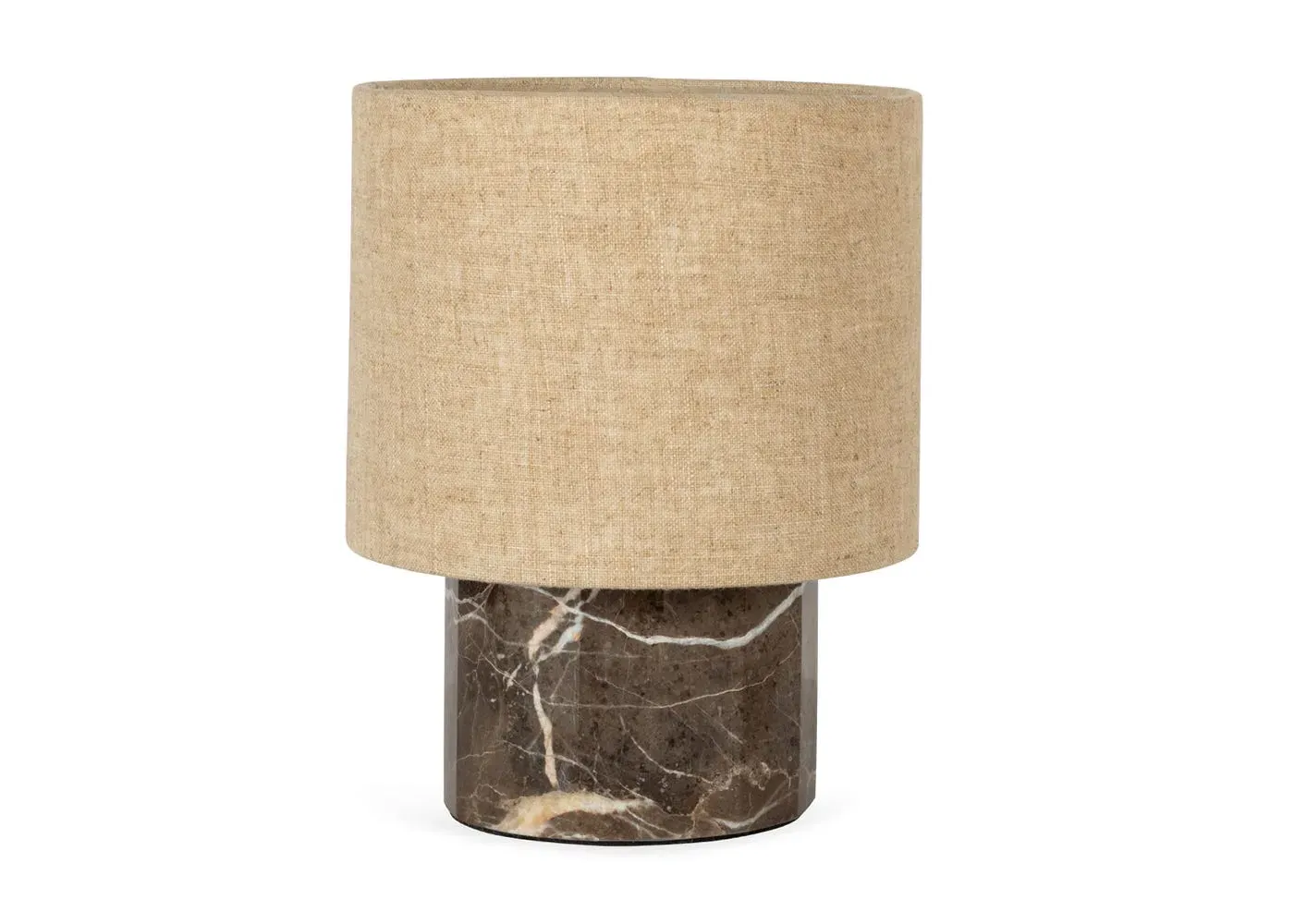 Small Table Lamp - Cocoa, Marble
