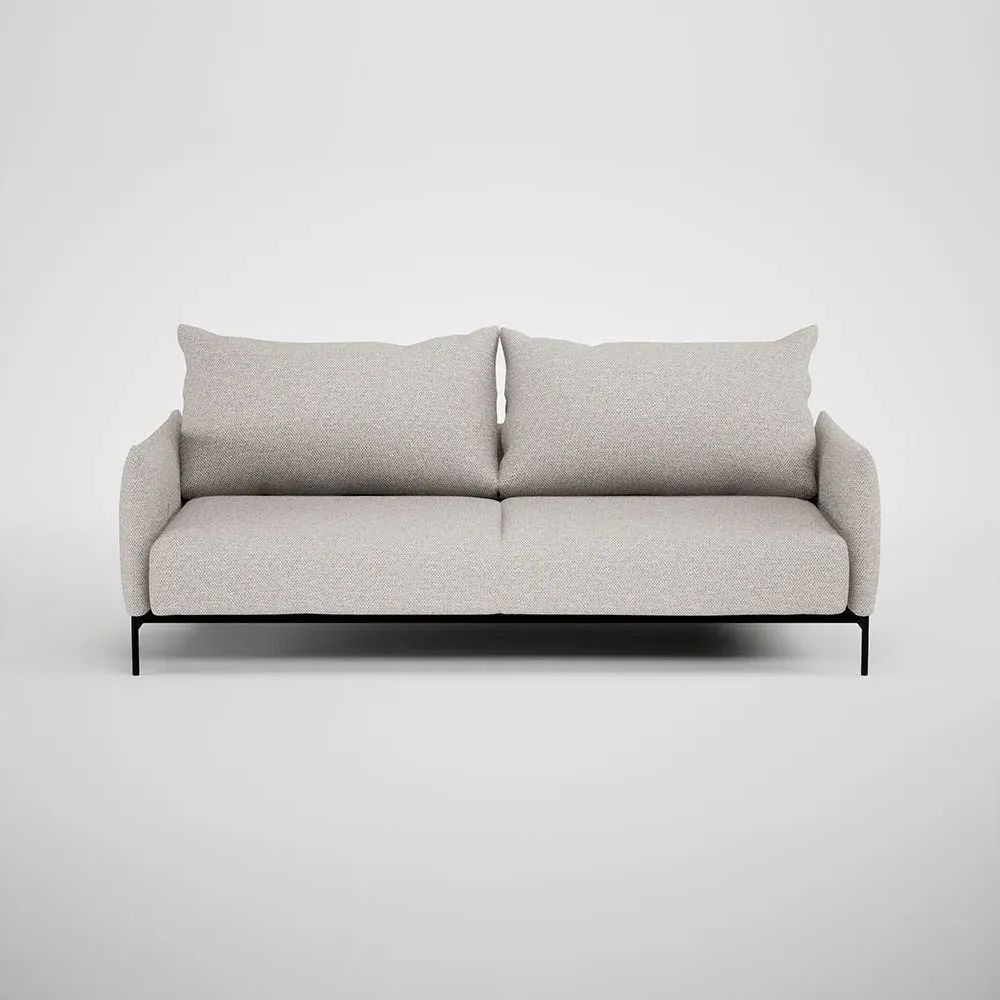 Sofa Bed with Storage - Natural, Fabric