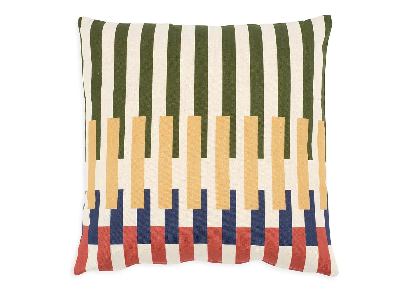 Square Cushion Abstract Pattern - Multi image