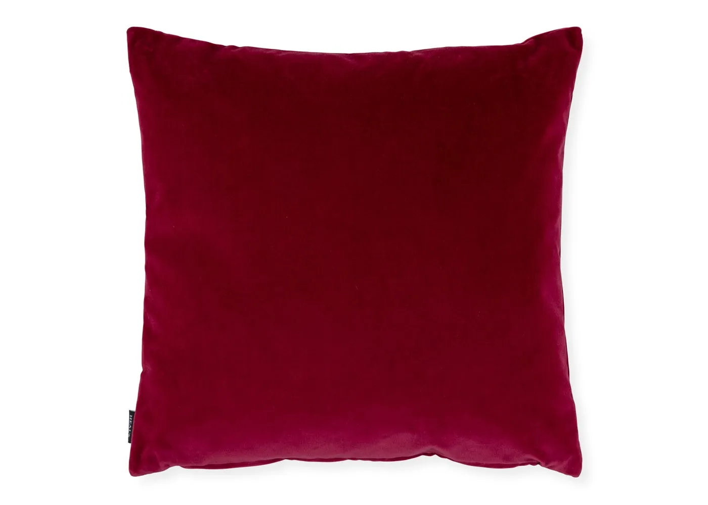 Square Cushion Cover - Claret, Velvet