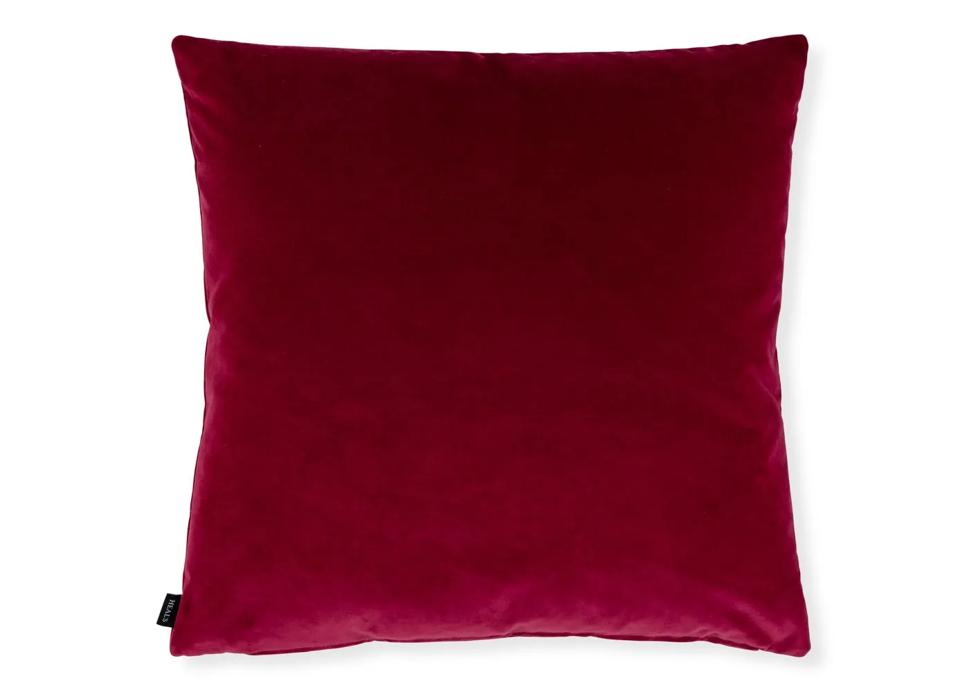 Square Cushion Cover - Claret, Velvet